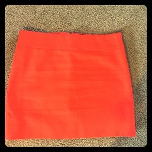 J Crew Orange size 6 skirt